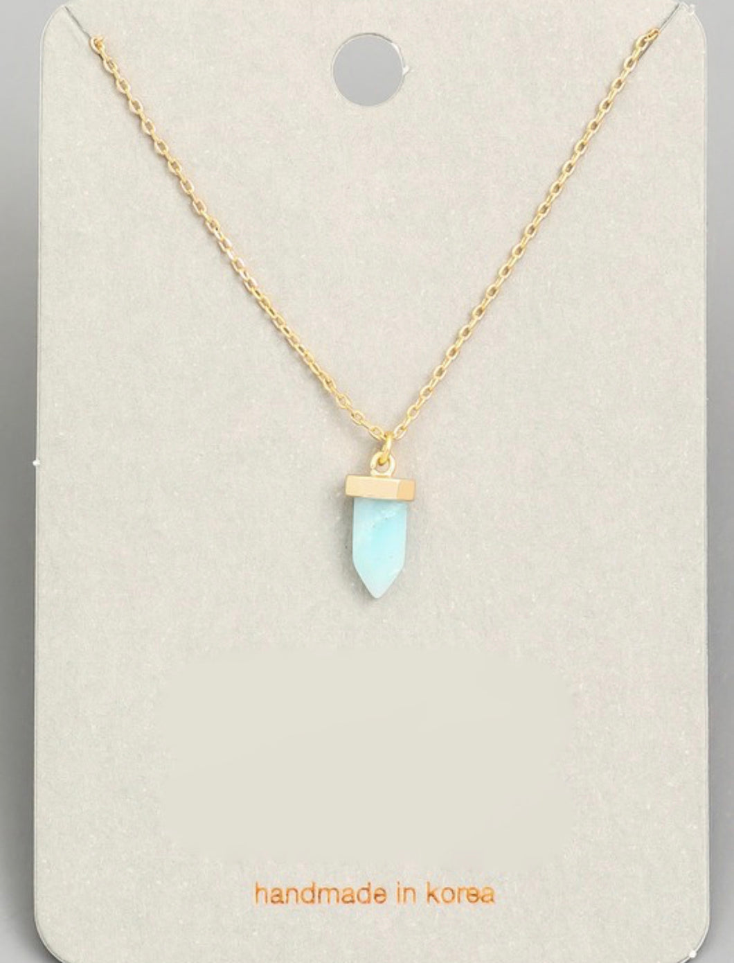 Crystal Pendant Necklace